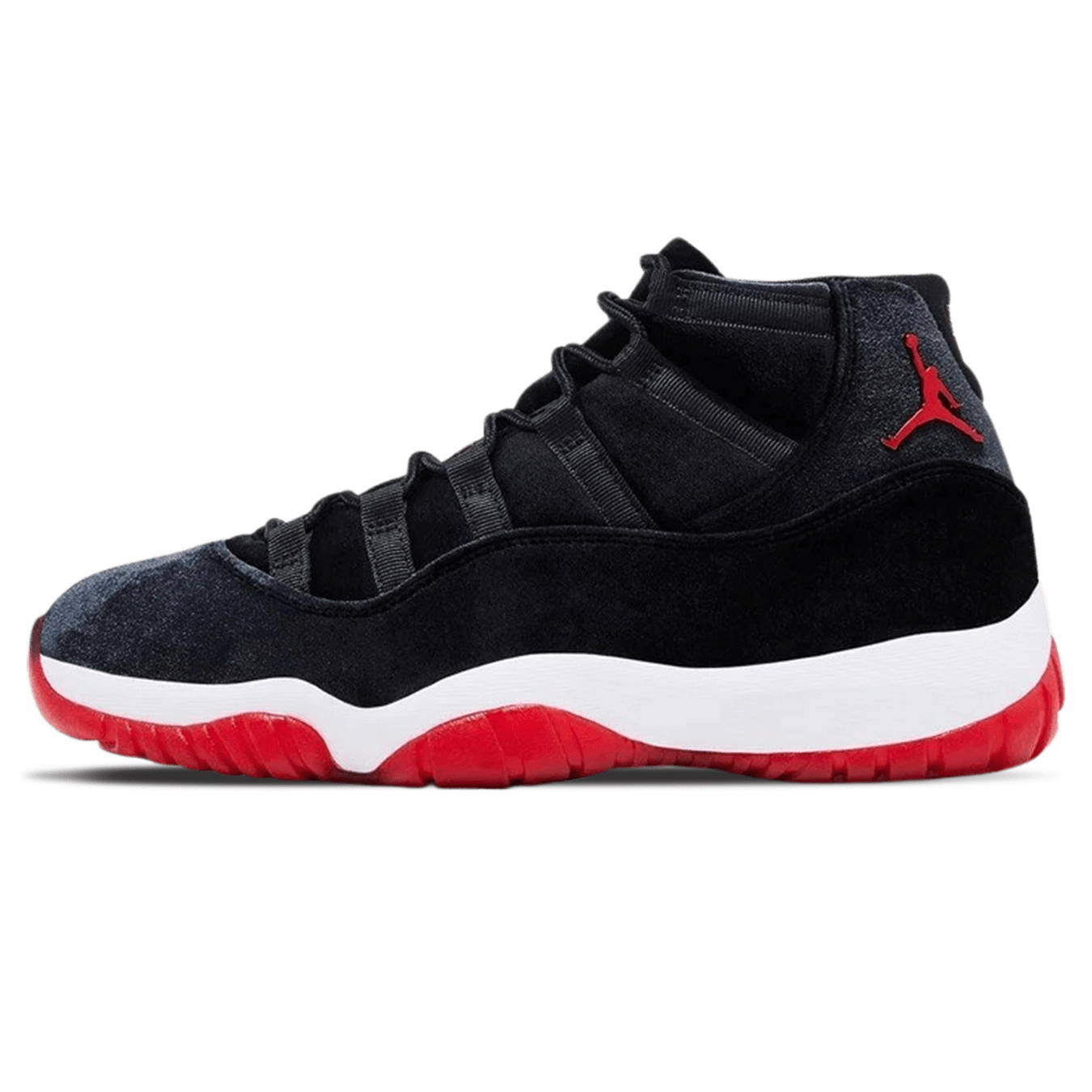 Air Jordan 11 Wmns Retro 'Bred Velvet' Air Jordan 1 sneakers with heritage court style