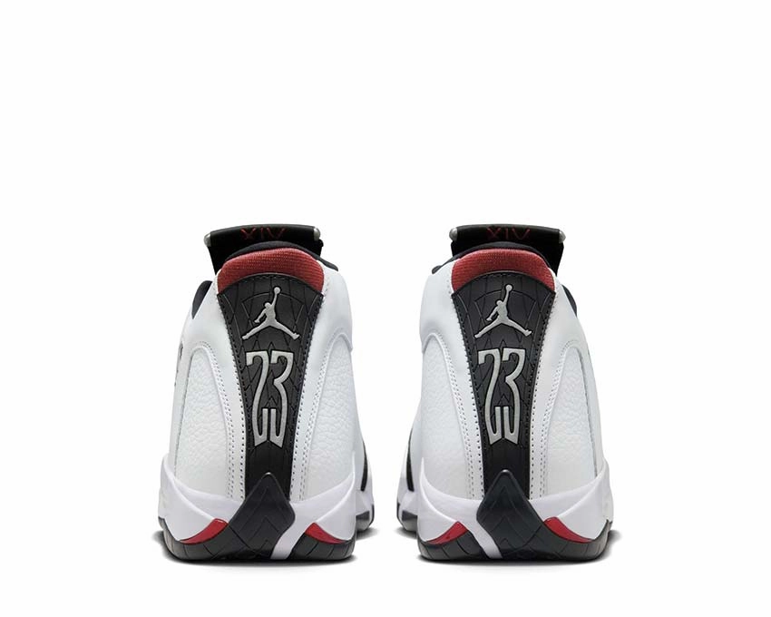 Air Jordan 14 Retro "Black Toe" Vintage leather court sneakers