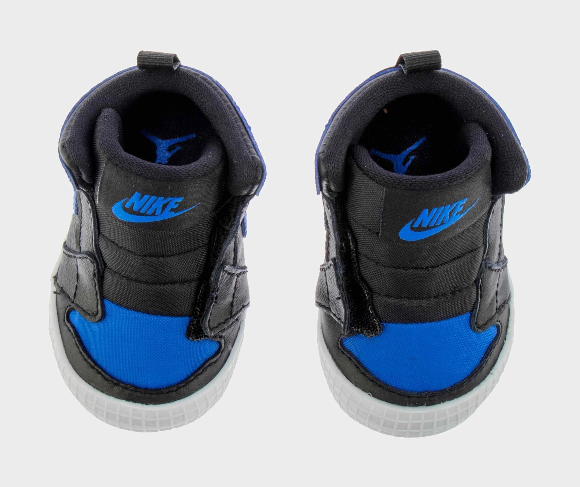 Air Jordan 1 Bootie Royal Reimagined Infant Crib Lifestyle Shoes (Black/Blue) Free Shipping Air Jordan 1 original design shoes