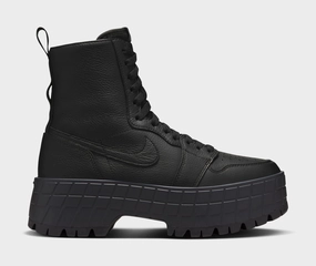 Air Jordan 1 Brooklyn Womens Lifestyle Shoes (Black) Air Jordan 1 classic shoes for streetwear looks