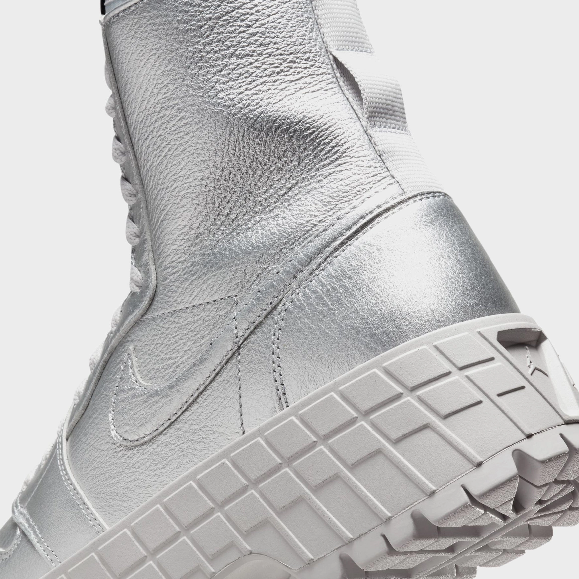 Air Jordan 1 Brooklyn Womens Lifestyle Shoes (Silver) Air Jordan 1 original design shoes