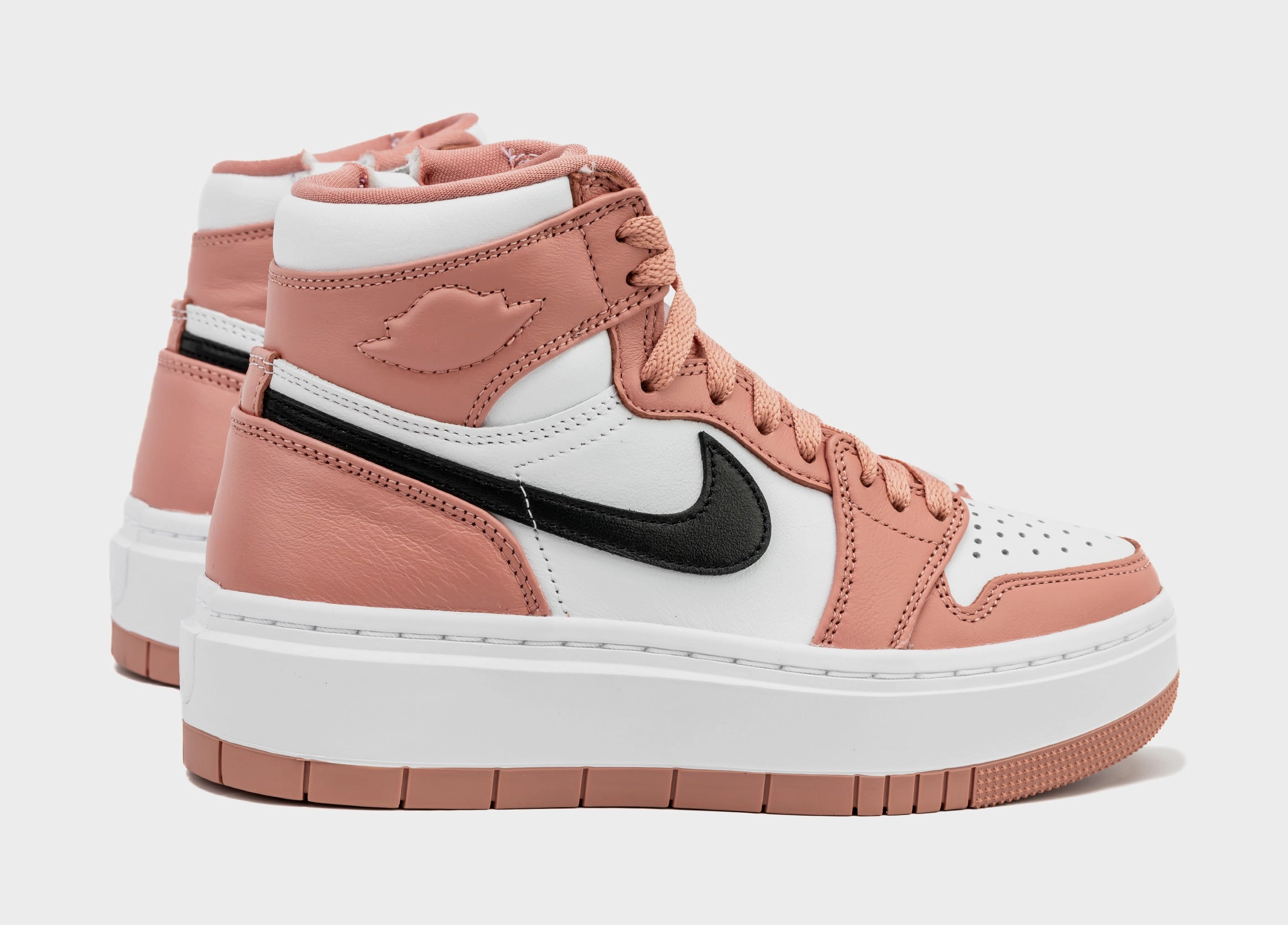 Air Jordan 1 Elevate High Red Stardust Womens Lifestyle Shoes (Red Stardust/White) Air Jordan 1 original design shoes