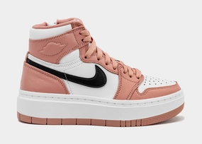 Air Jordan 1 Elevate High Red Stardust Womens Lifestyle Shoes (Red Stardust/White) Air Jordan 1 classic shoes for streetwear looks