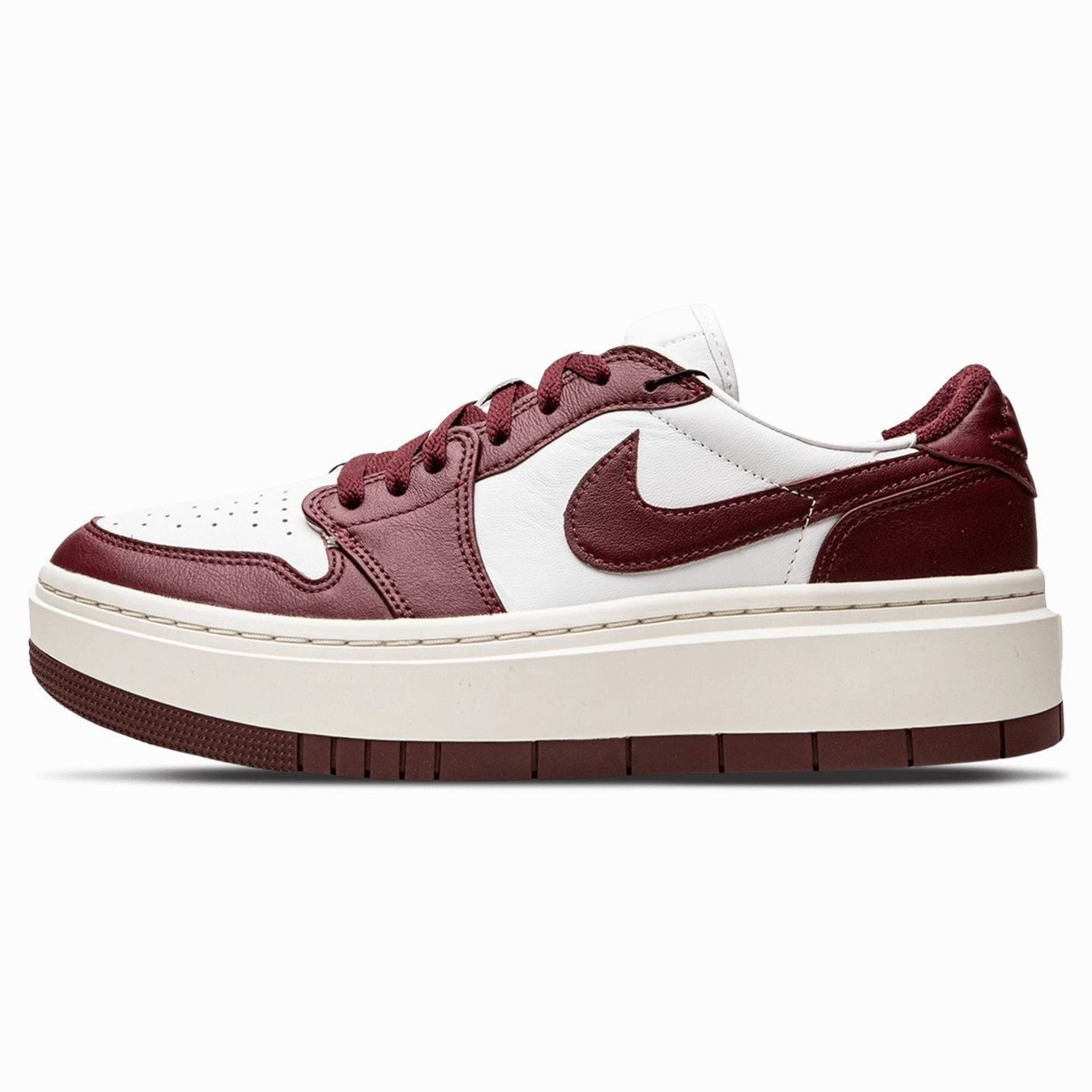 Air Jordan 1 Elevate Low Wmns 'Dark Beetroot' Air Jordan 1 sneakers with heritage court style