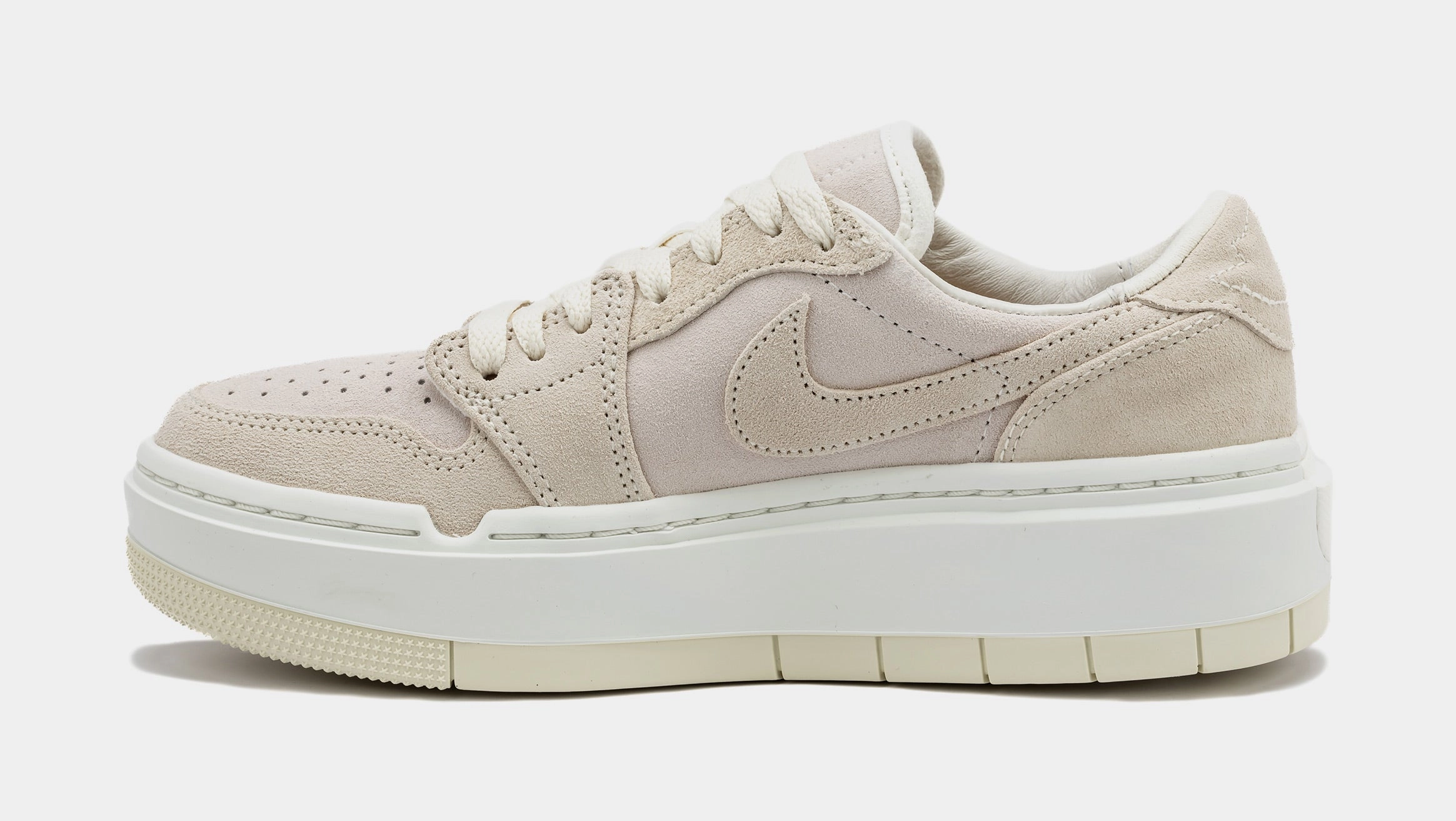 Air Jordan 1 Elevate Low Womens Lifestyle Shoes (Brown/Beige) Air Jordan 1 original design shoes