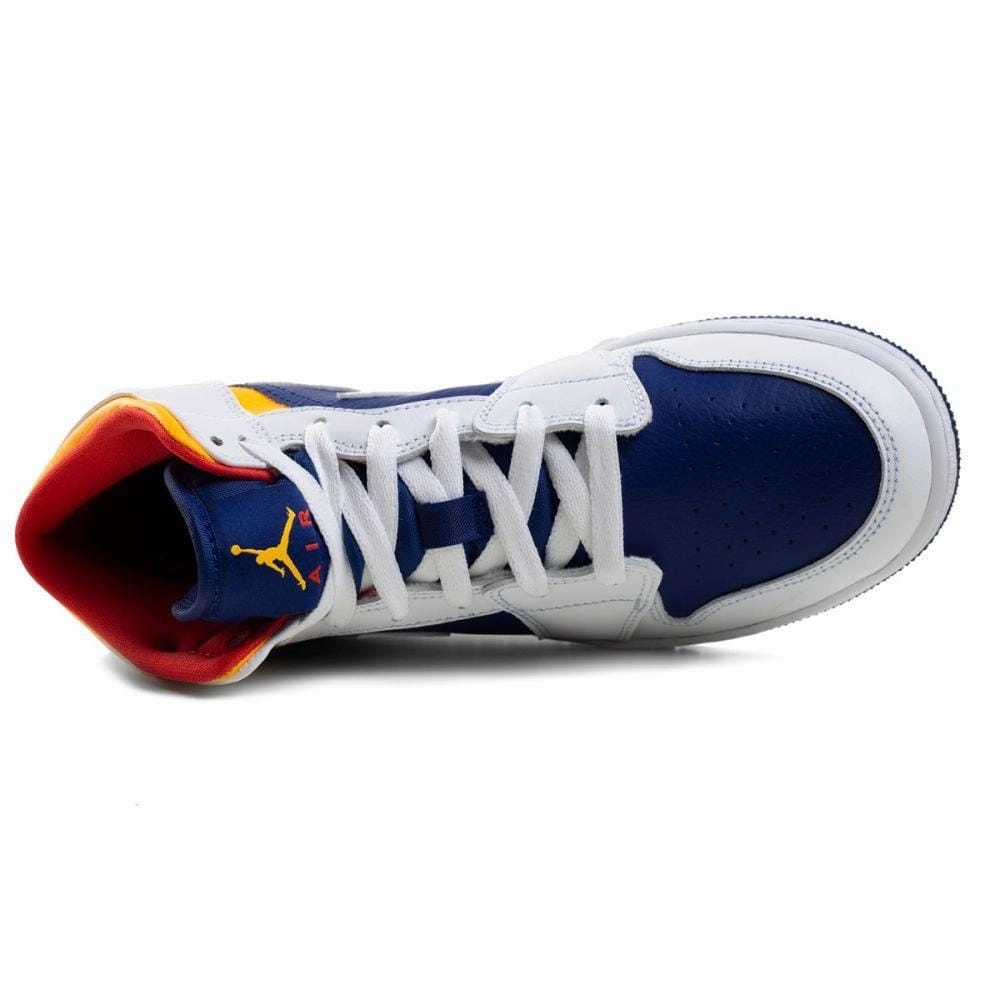 Air Jordan 1 GS Mid 'White Laser' Air Jordan 1 vintage style sneakers