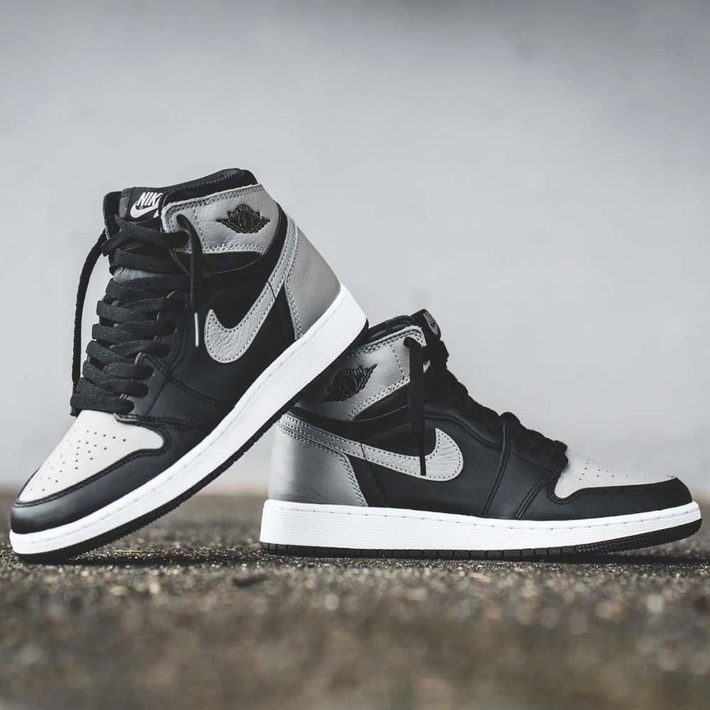 Air Jordan 1 GS Retro High OG "Shadow Grey" Air Jordan 1 vintage style sneakers