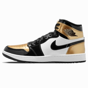 Air Jordan 1 High Golf 'Gold Toe' Air Jordan 1 High classic sneakers with premium finish