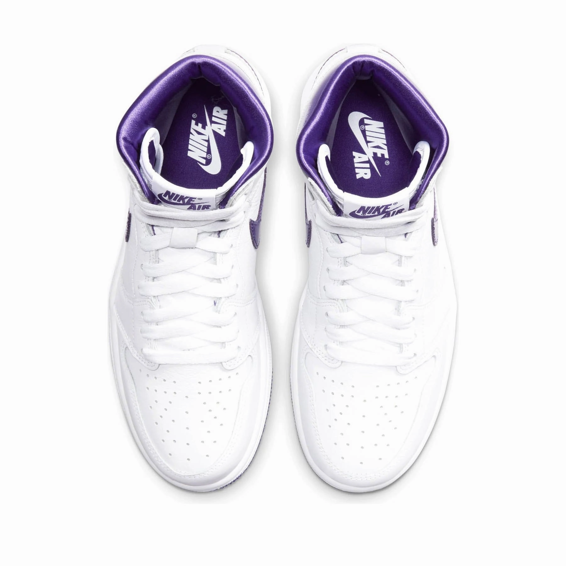 Air Jordan 1 High OG Wmns 'Court Purple' Air Jordan 1 vintage style sneakers