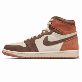 Air Jordan 1 High Wmns OG 'Dusted Clay' Air Jordan 1 sneakers with heritage court style