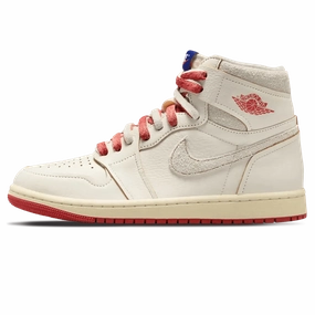 Air Jordan 1 High Wmns OG 'Rare Air - Sail Cinnabar' Air Jordan 1 sneakers with heritage court style