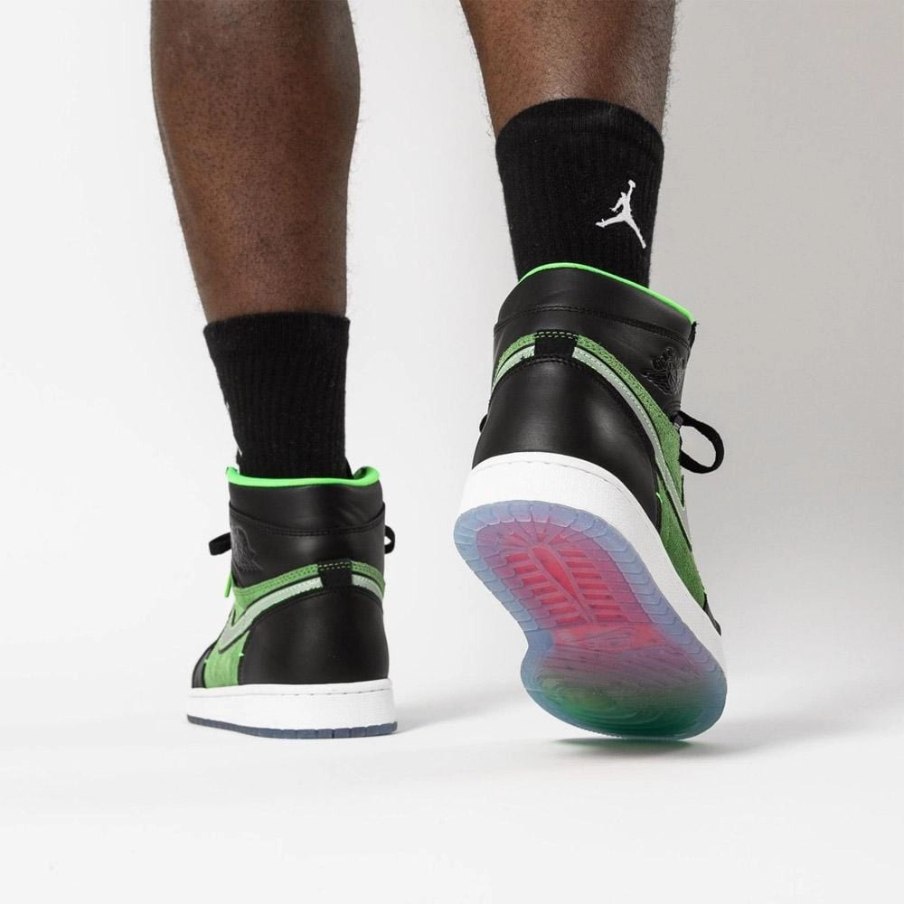 Air Jordan 1 High Zoom 'Rage Green' Air Jordan 1 vintage style sneakers