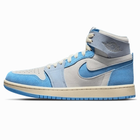 Air Jordan 1 High Zoom Comfort 2 Wmns 'University Blue' Air Jordan 1 sneakers with heritage court style