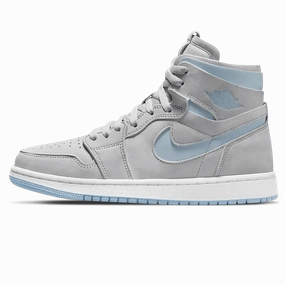 Air Jordan 1 High Zoom Comfort 'Cool Grey Light Blue' Air Jordan 1 sneakers with heritage court style