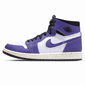 Air Jordan 1 High Zoom Comfort 'Crater Purple' Air Jordan 1 sneakers with heritage court style