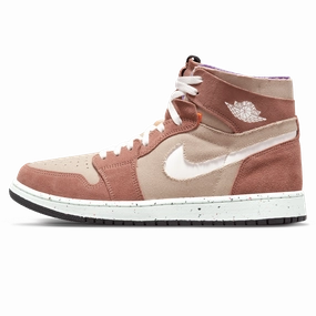 Air Jordan 1 High Zoom Comfort 'Fossil Stone' Air Jordan 1 sneakers with heritage court style