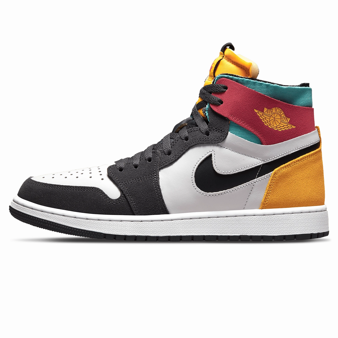 Air Jordan 1 High Zoom Comfort 'Multi-Color' Air Jordan 1 sneakers with heritage court style