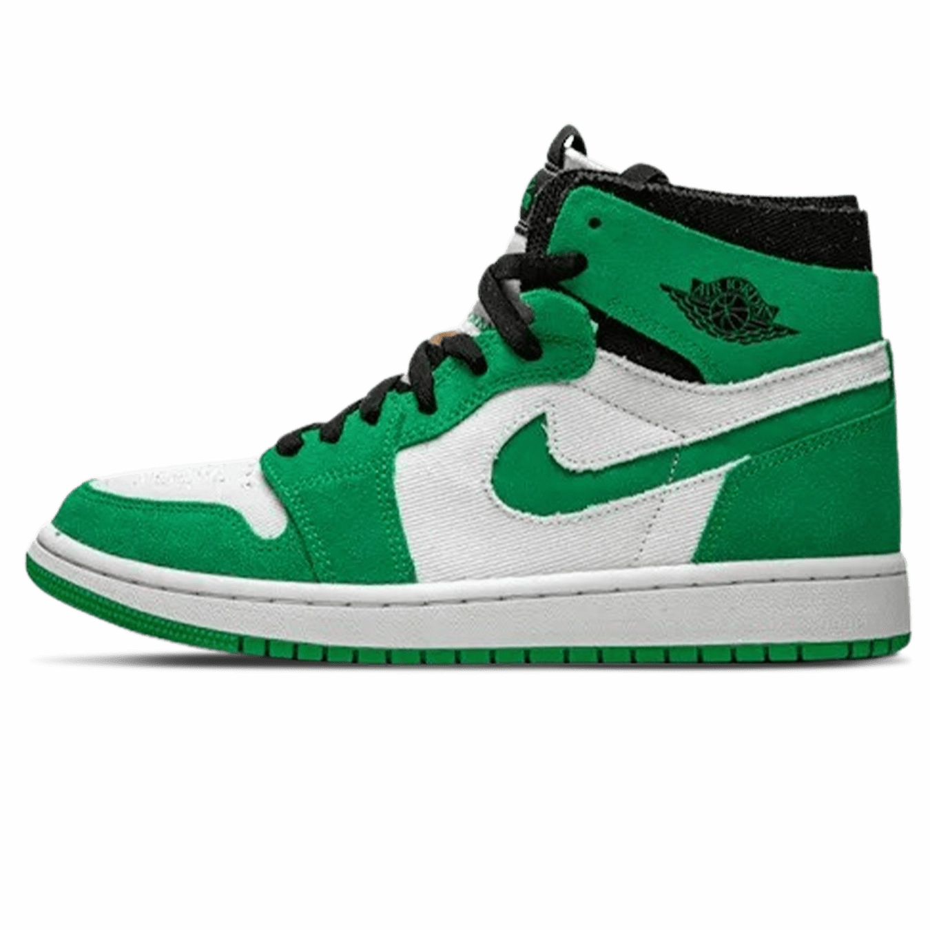 Air Jordan 1 High Zoom Comfort 'Stadium Green' Air Jordan 1 sneakers with heritage court style