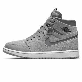 Air Jordan 1 High Zoom Comfort Wmns 'Medium Grey' Air Jordan 1 sneakers with heritage court style