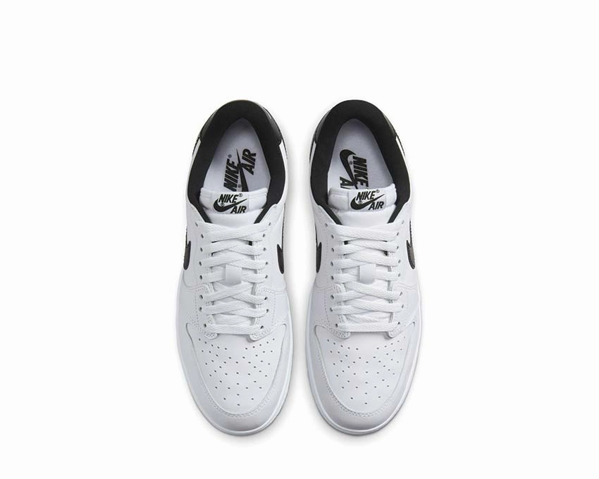 Air Jordan 1 Low 85 Metallic Black Vintage leather court sneakers