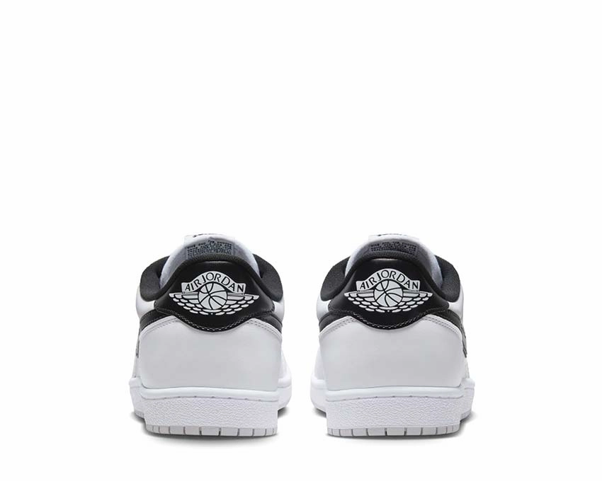 Air Jordan 1 Low 85 Metallic Black Vintage leather court sneakers