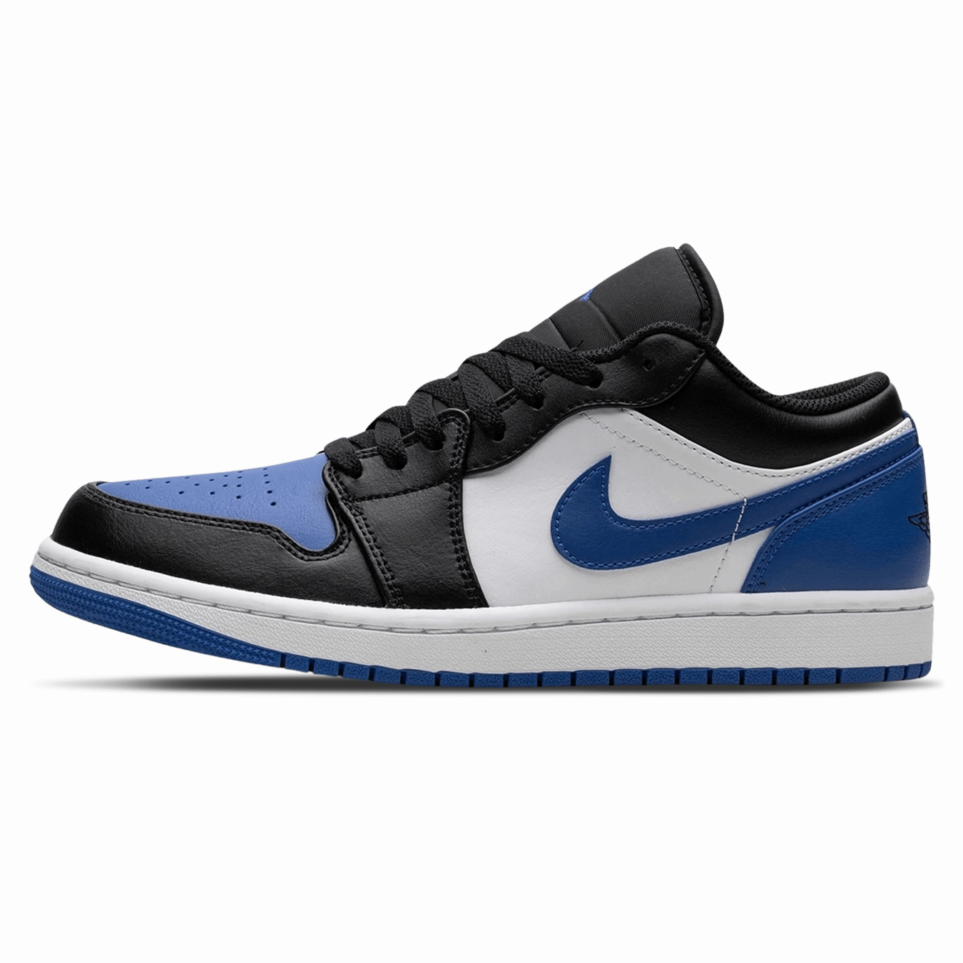 Air Jordan 1 Low 'Alternate Royal Toe' Air Jordan 1 sneakers with heritage court style