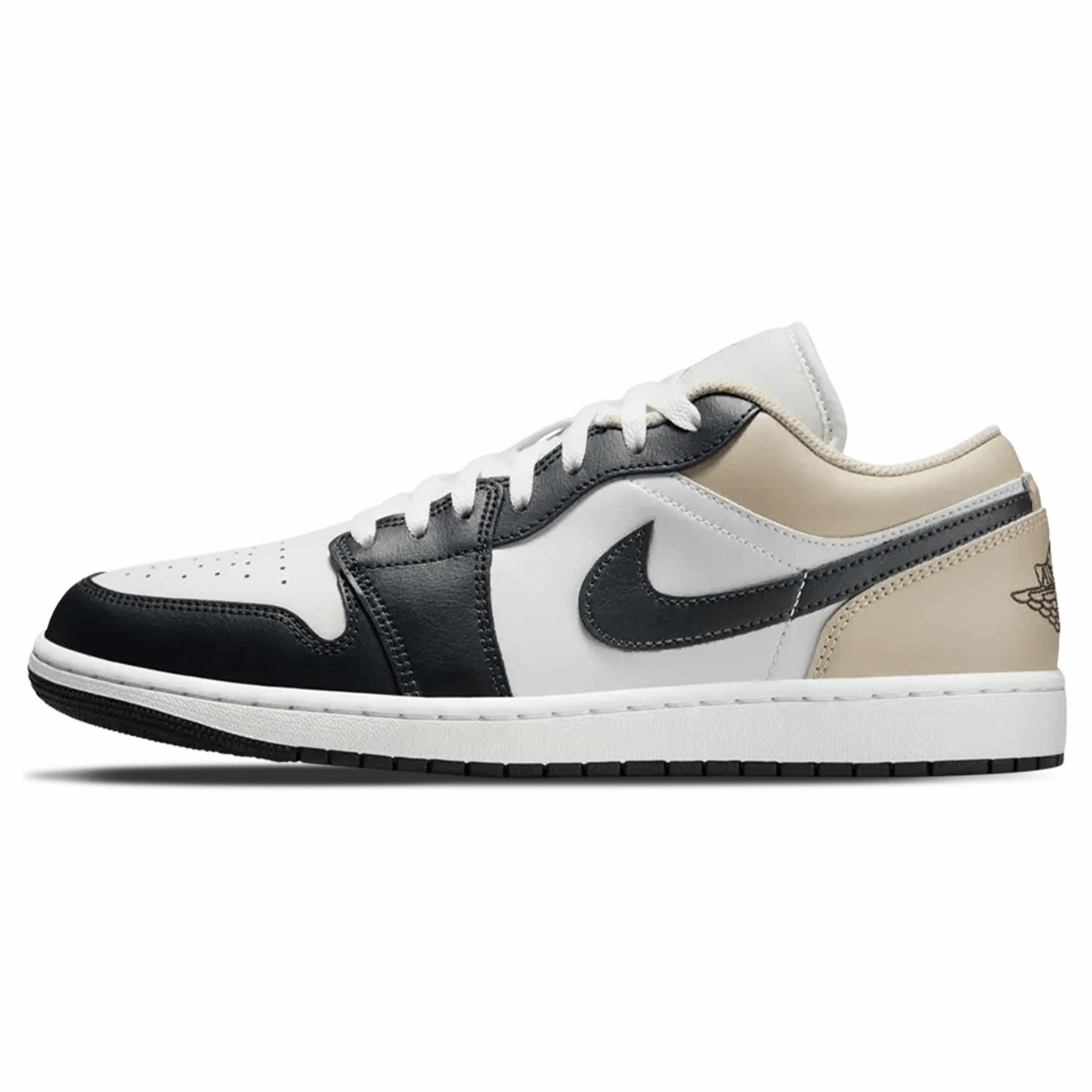 Air Jordan 1 Low 'Black Toe Rattan' Air Jordan 1 sneakers with heritage court style