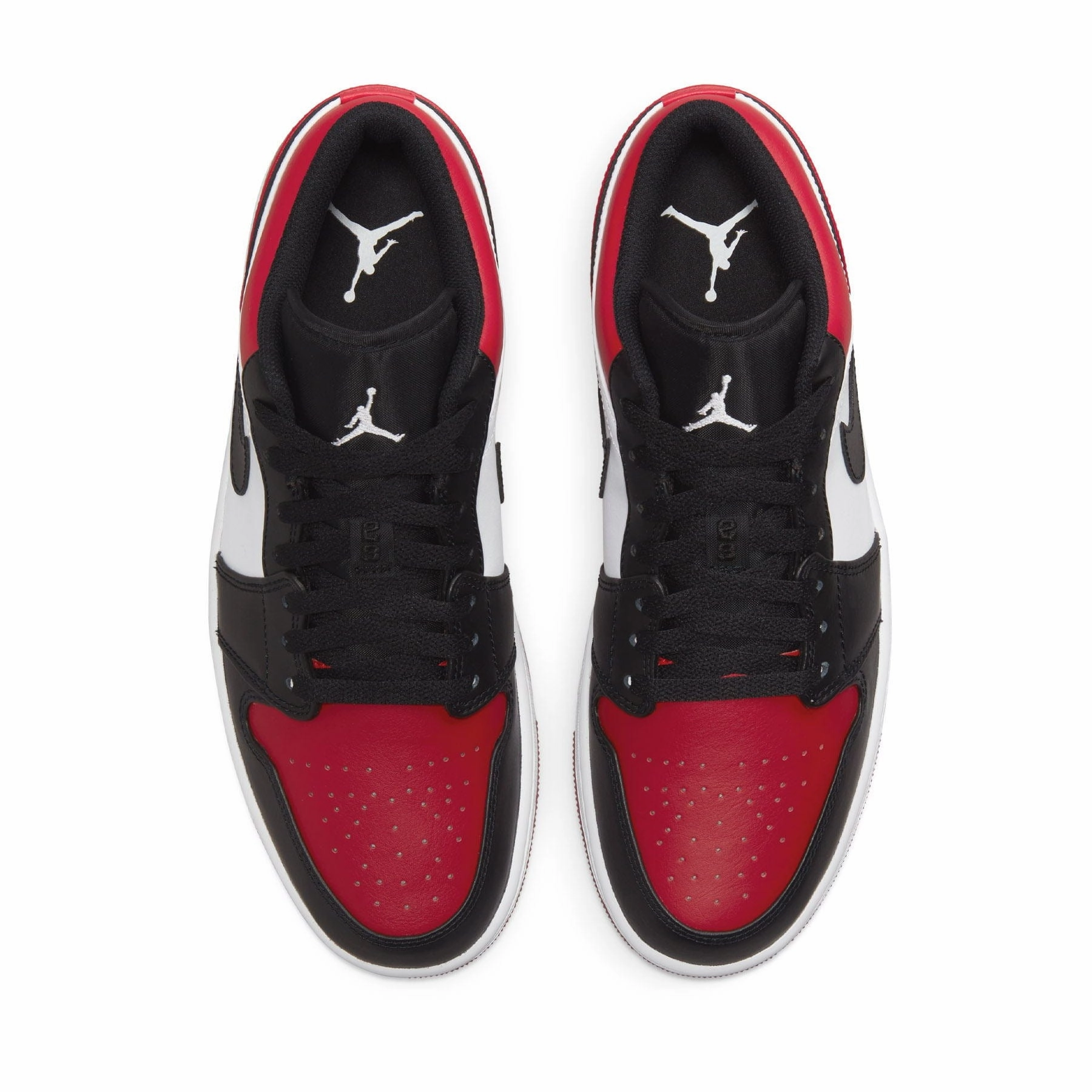 Air Jordan 1 Low 'Bred Toe' Air Jordan 1 vintage style sneakers