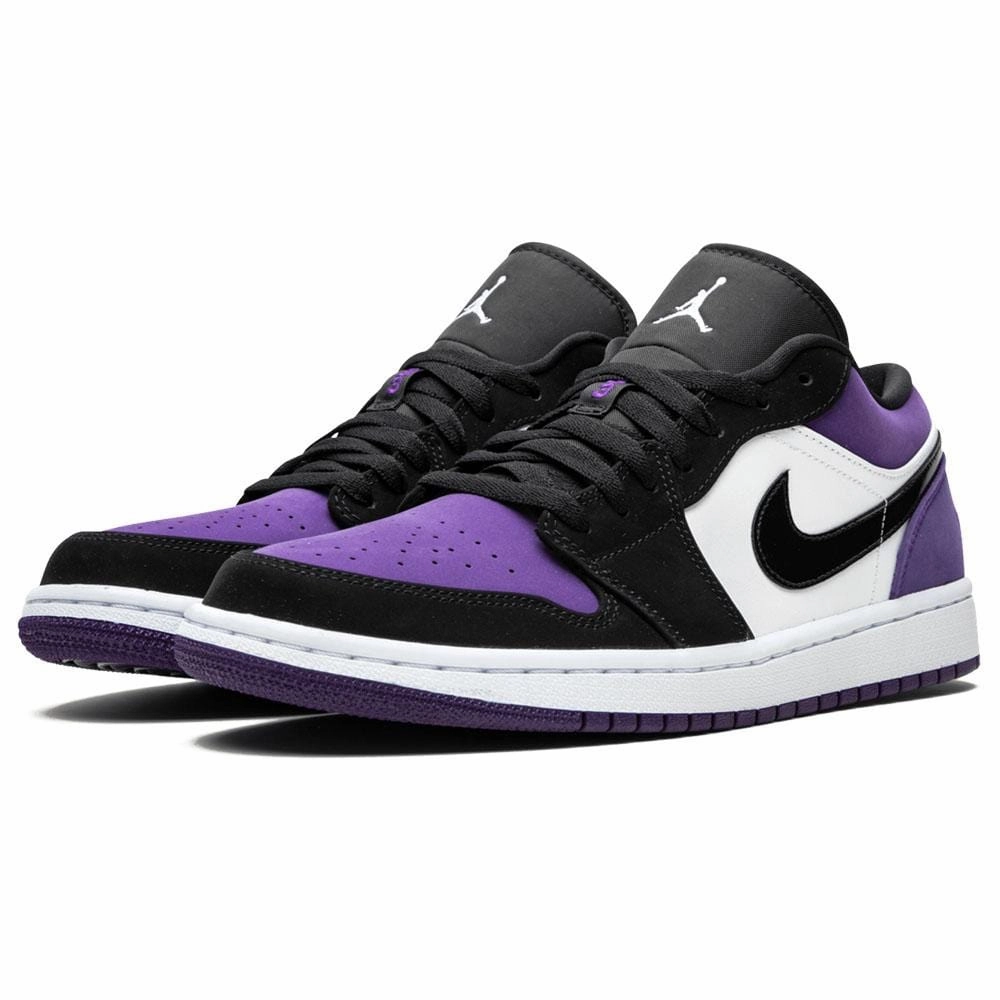 Air Jordan 1 Low 'Court Purple' 2019 Air Jordan 1 vintage style sneakers