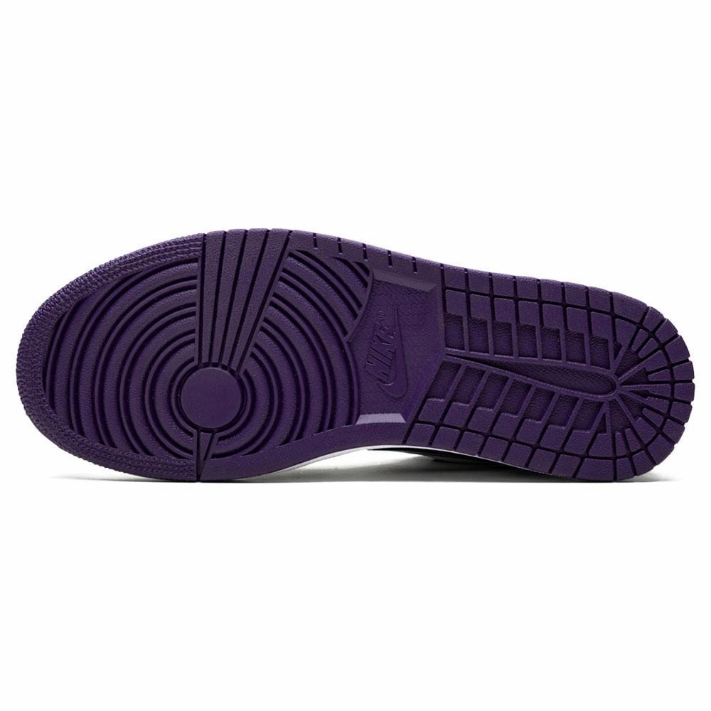 Air Jordan 1 Low 'Court Purple' 2019 Air Jordan 1 vintage style sneakers