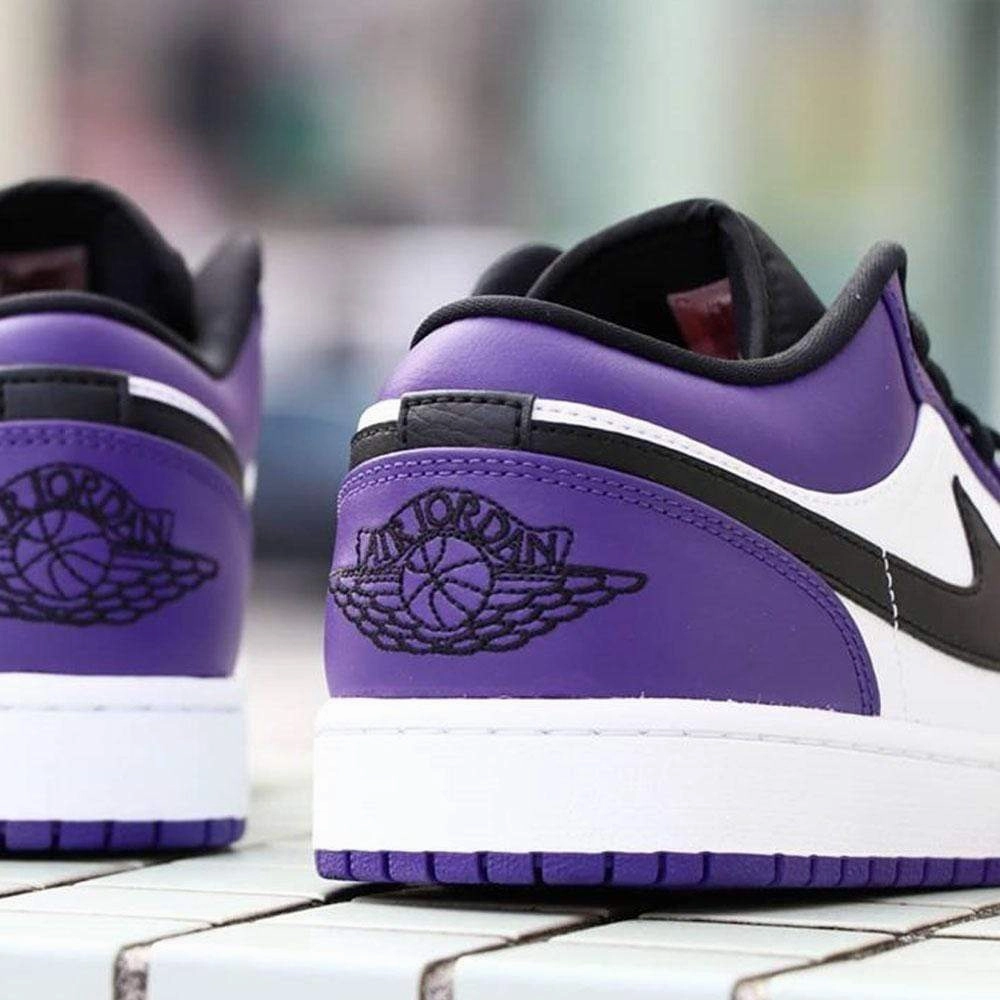 Air Jordan 1 Low 'Court Purple' 2020 Air Jordan 1 vintage style sneakers