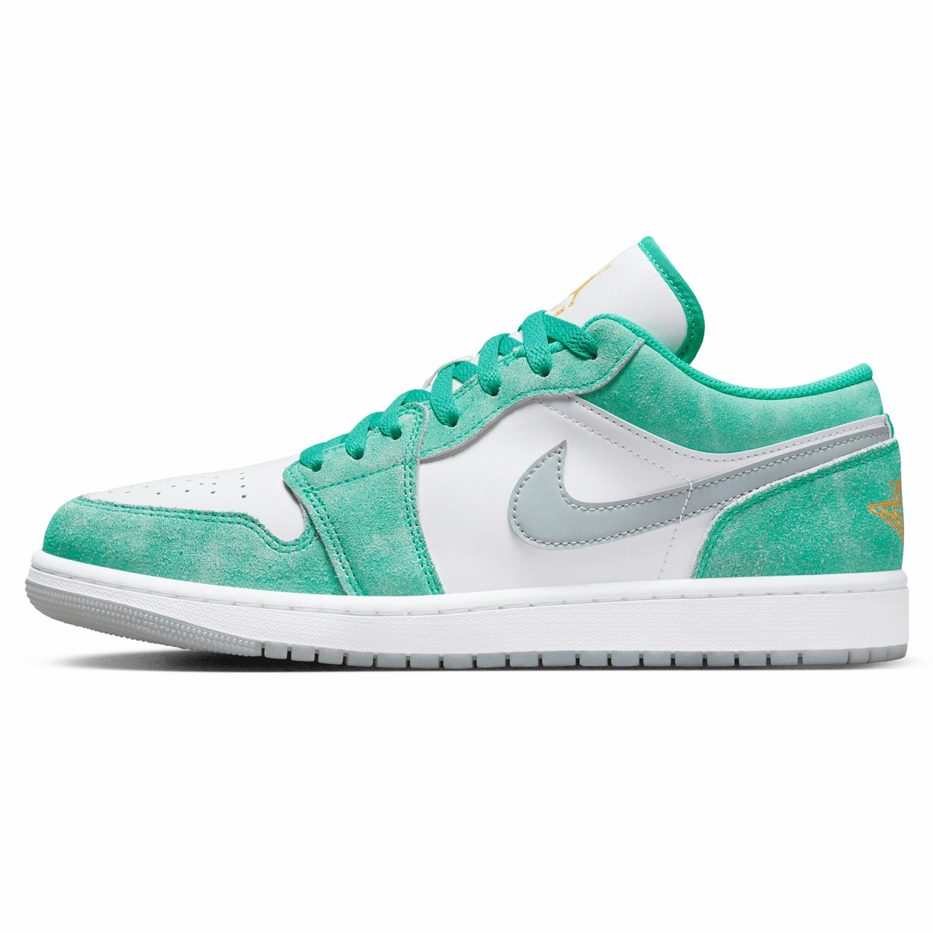 Air Jordan 1 Low 'New Emerald' Air Jordan 1 sneakers with heritage court style