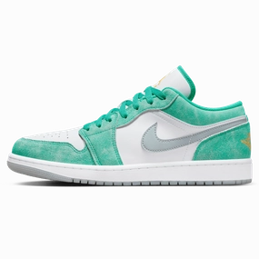 Air Jordan 1 Low 'New Emerald' Air Jordan 1 sneakers with heritage court style
