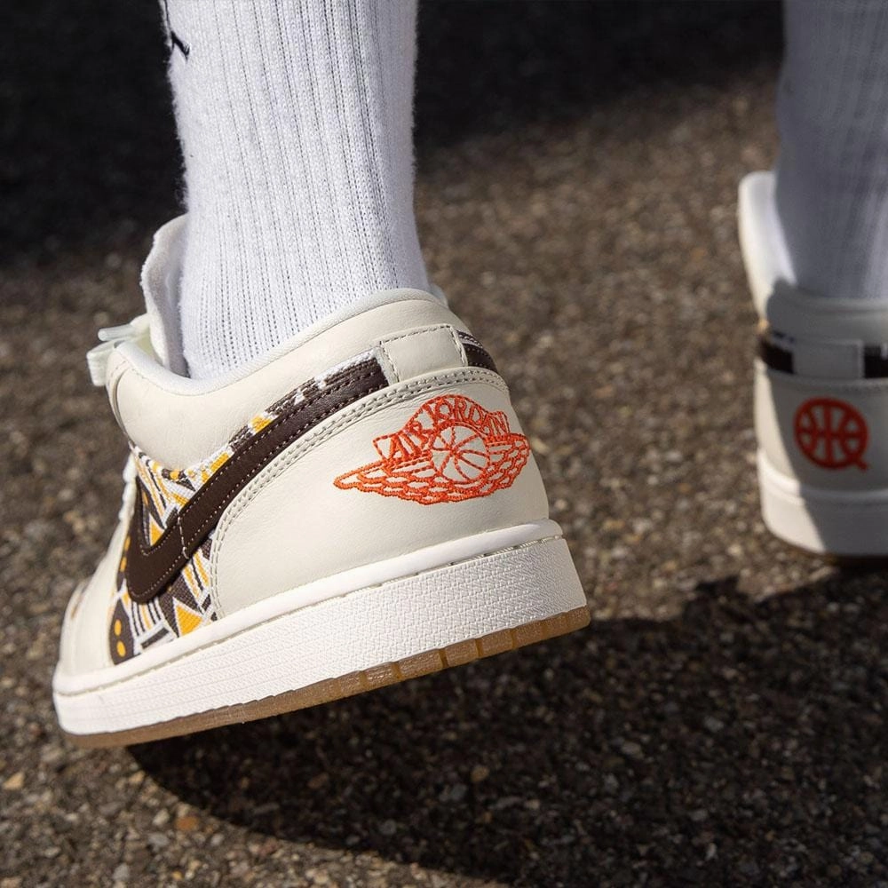 Air Jordan 1 Low 'Quai 54' Air Jordan 1 vintage style sneakers