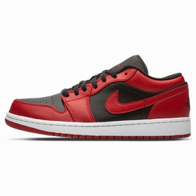 Air Jordan 1 Low 'Reverse Bred' 2021 Air Jordan 1 sneakers with heritage court style