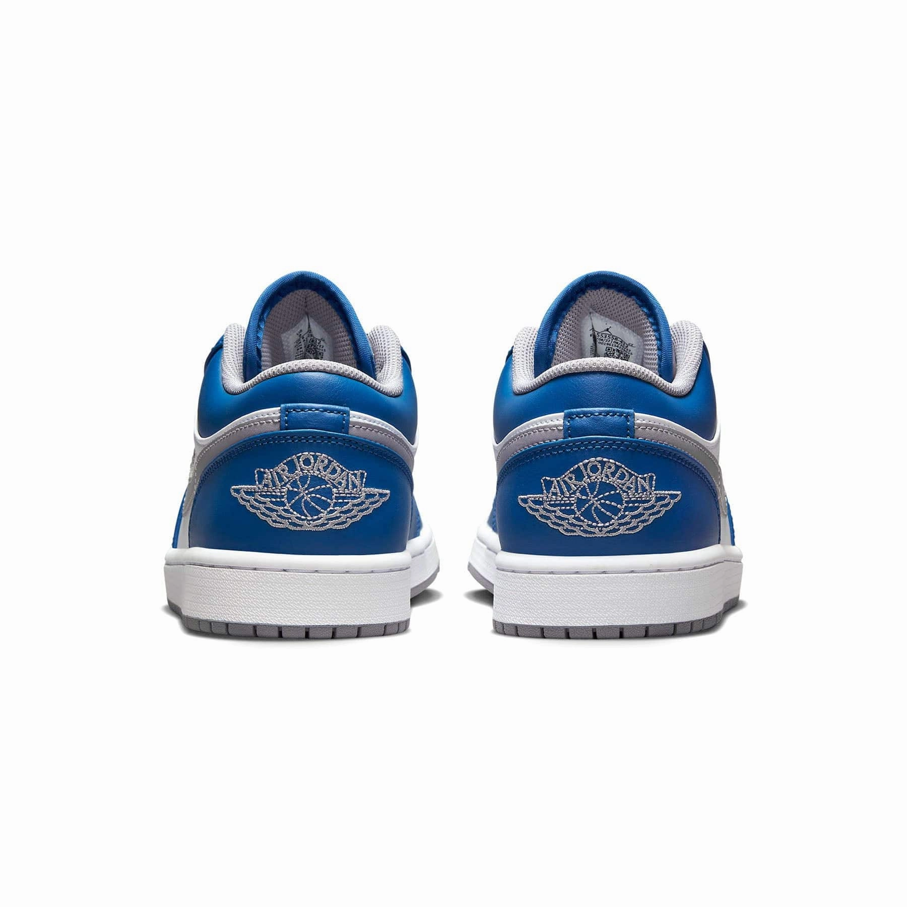 Air Jordan 1 Low 'True Blue Cement' Air Jordan 1 vintage style sneakers