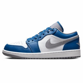 Air Jordan 1 Low 'True Blue Cement' Air Jordan 1 timeless sneakers for Jordan fans