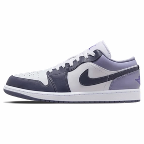Air Jordan 1 Low 'White Indigo Haze' Air Jordan 1 sneakers with heritage court style