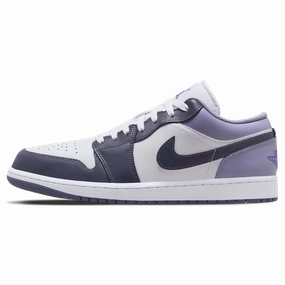 Air Jordan 1 Low 'White Indigo Haze' Air Jordan 1 Low sneakers perfect for casual outfits