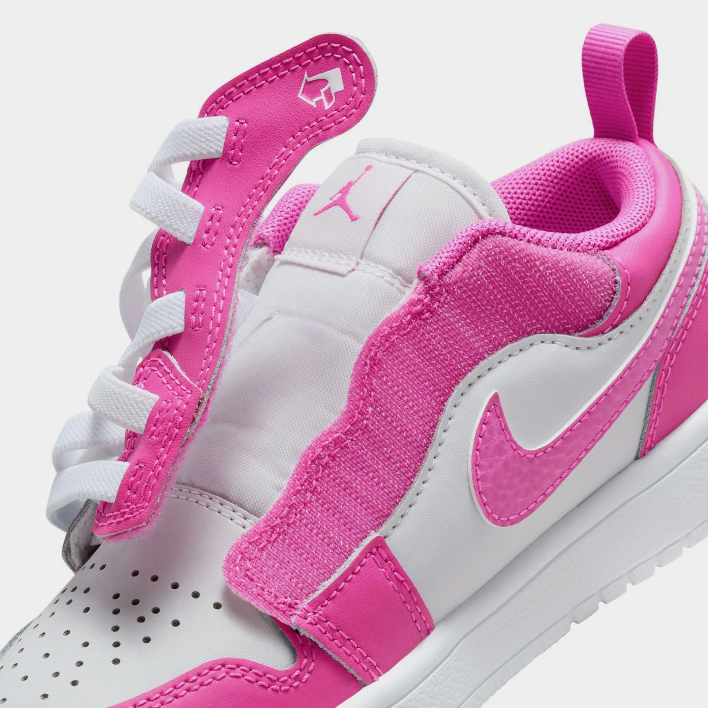 Air Jordan 1 Low Alt Fire Pink Preschool Lifestyle Shoes (Fire Pink/White/Iris Whisper) Air Jordan 1 original design shoes