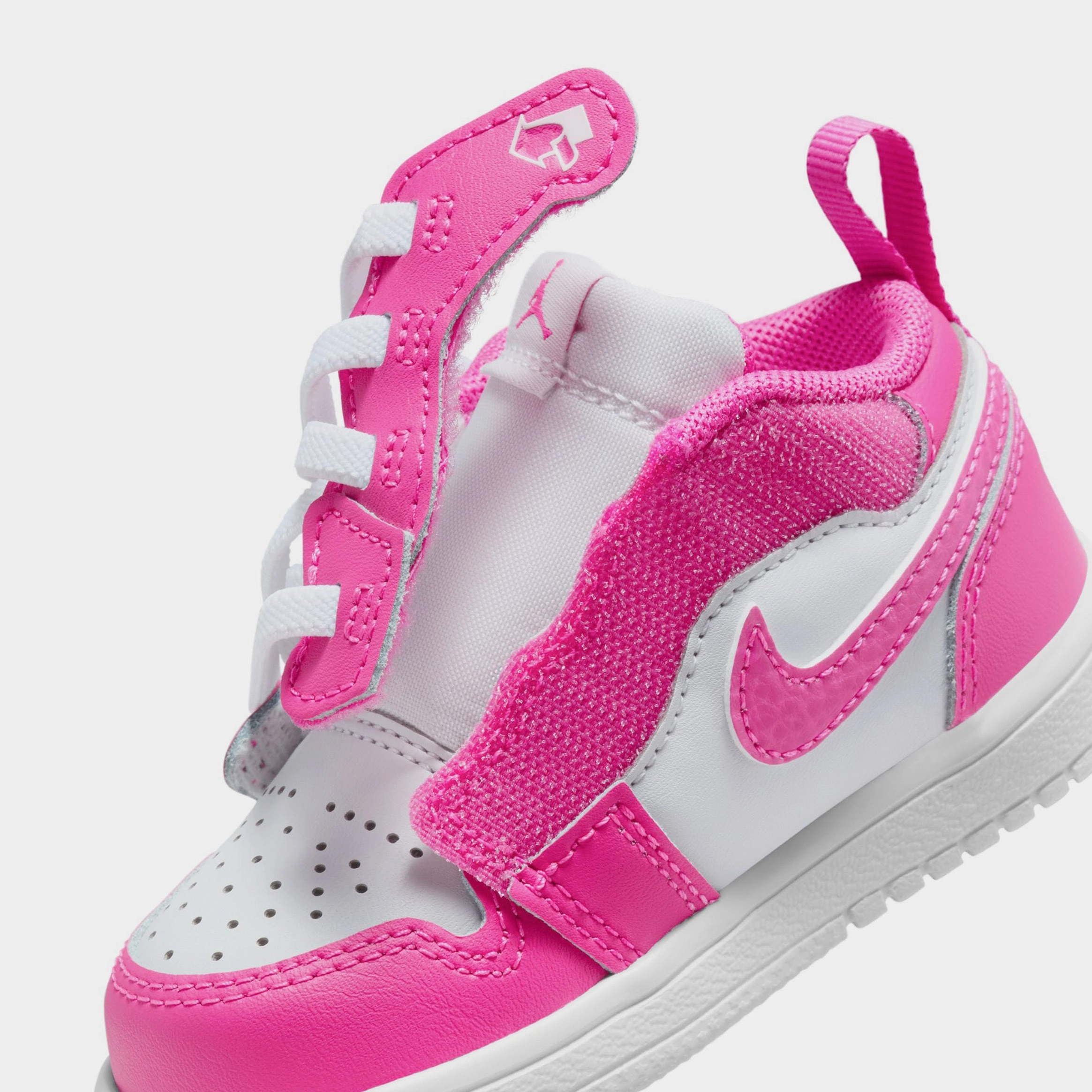 Air Jordan 1 Low ALT Infant Toddler Lifestyle Shoes (Fire Pink/White/Iris Whisper) Air Jordan 1 original design shoes