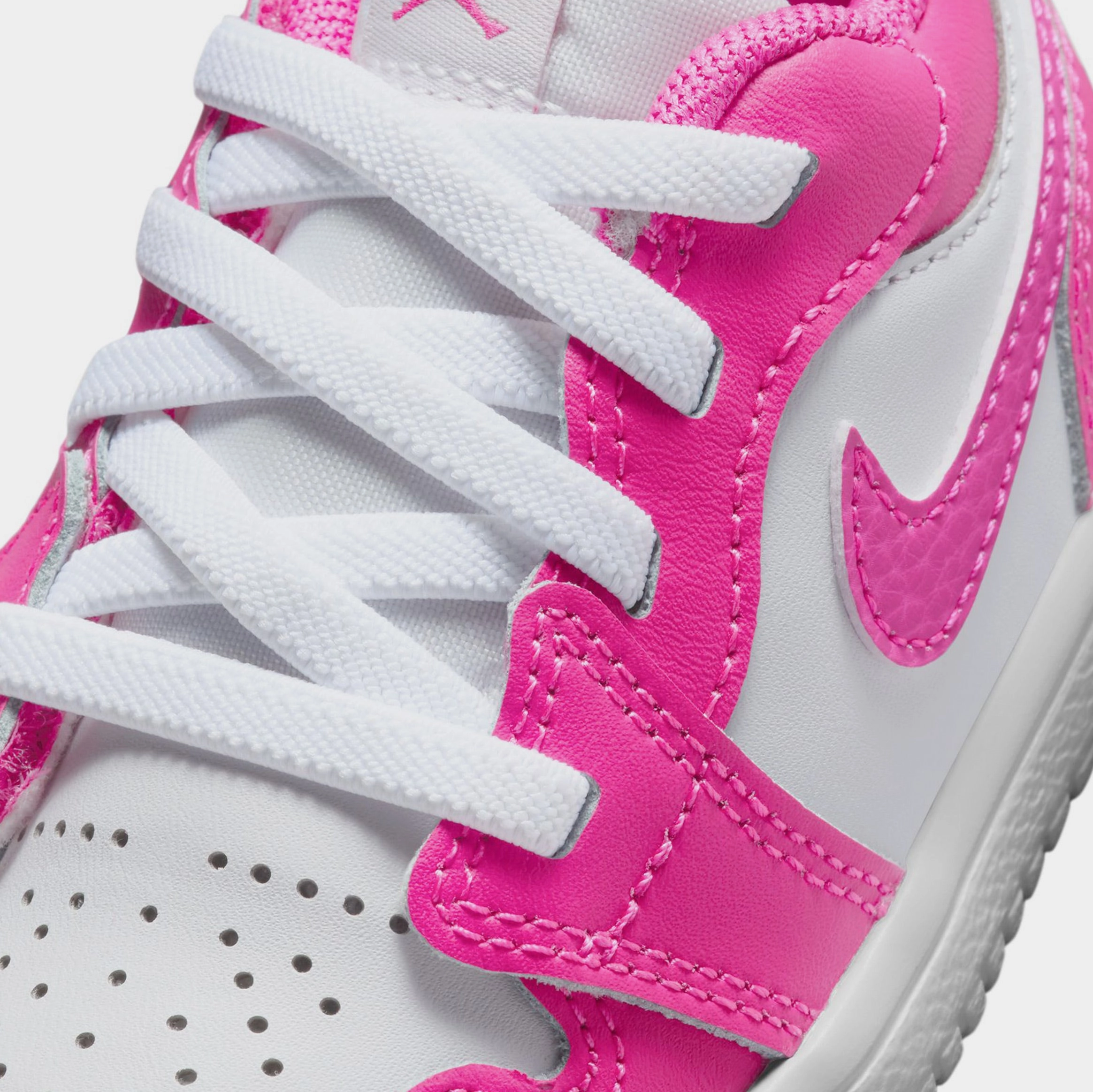 Air Jordan 1 Low ALT Infant Toddler Lifestyle Shoes (Fire Pink/White/Iris Whisper) Air Jordan 1 original design shoes