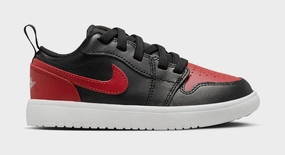 Air Jordan 1 Low ALT Preschool Basketball Shoes (Black/Varsity Red/Summit White) Air Jordan 1 classic shoes for streetwear looks