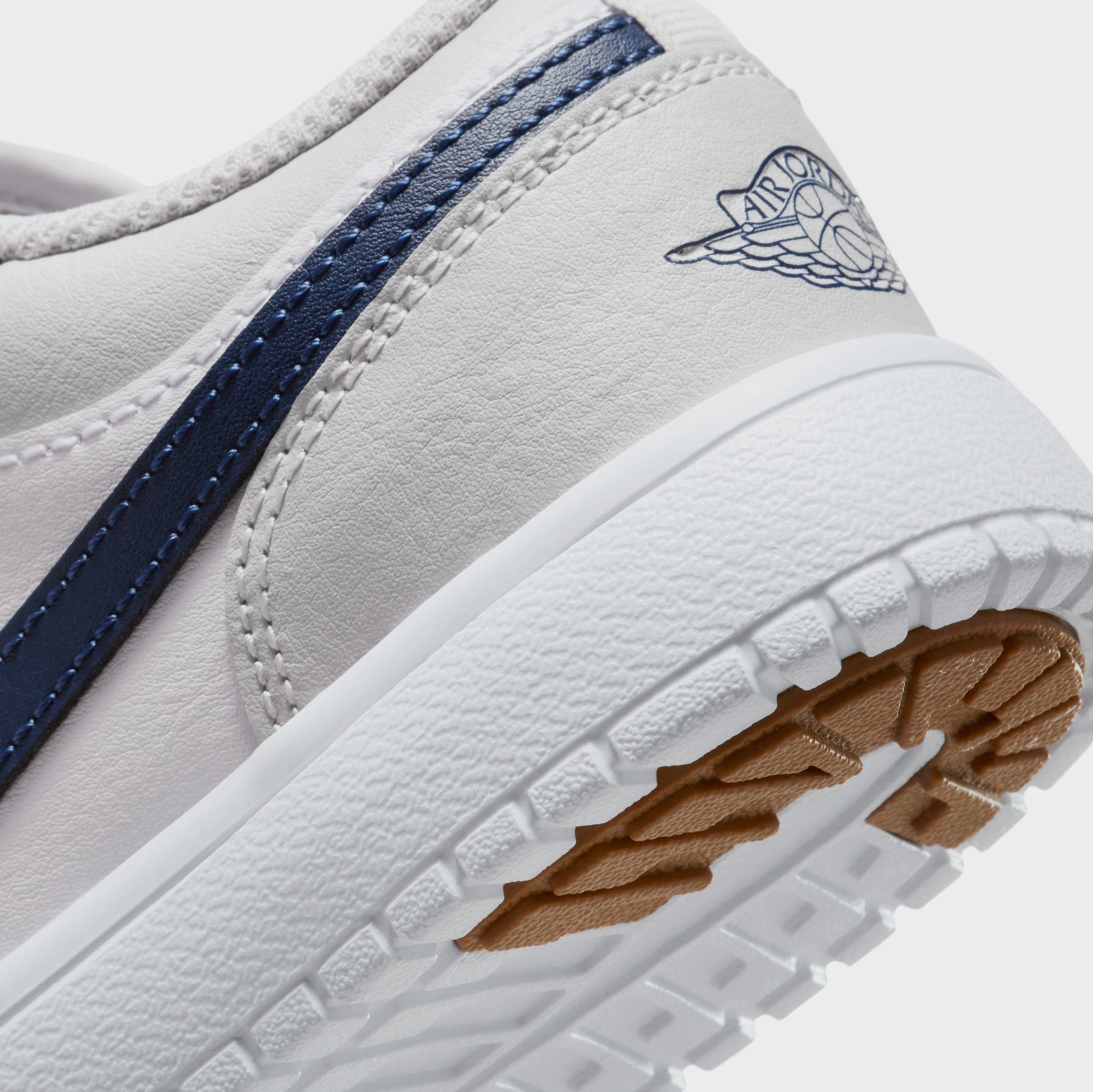 Air Jordan 1 Low ALT Preschool Basketball Shoes (White/Midnight Navy/Neutral Grey) Air Jordan 1 original design shoes