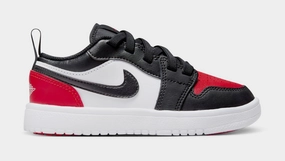 Air Jordan 1 Low Alt Preschool Lifestyle Shoes (White/Varsity Red/White/Black) Air Jordan 1 classic shoes for streetwear looks