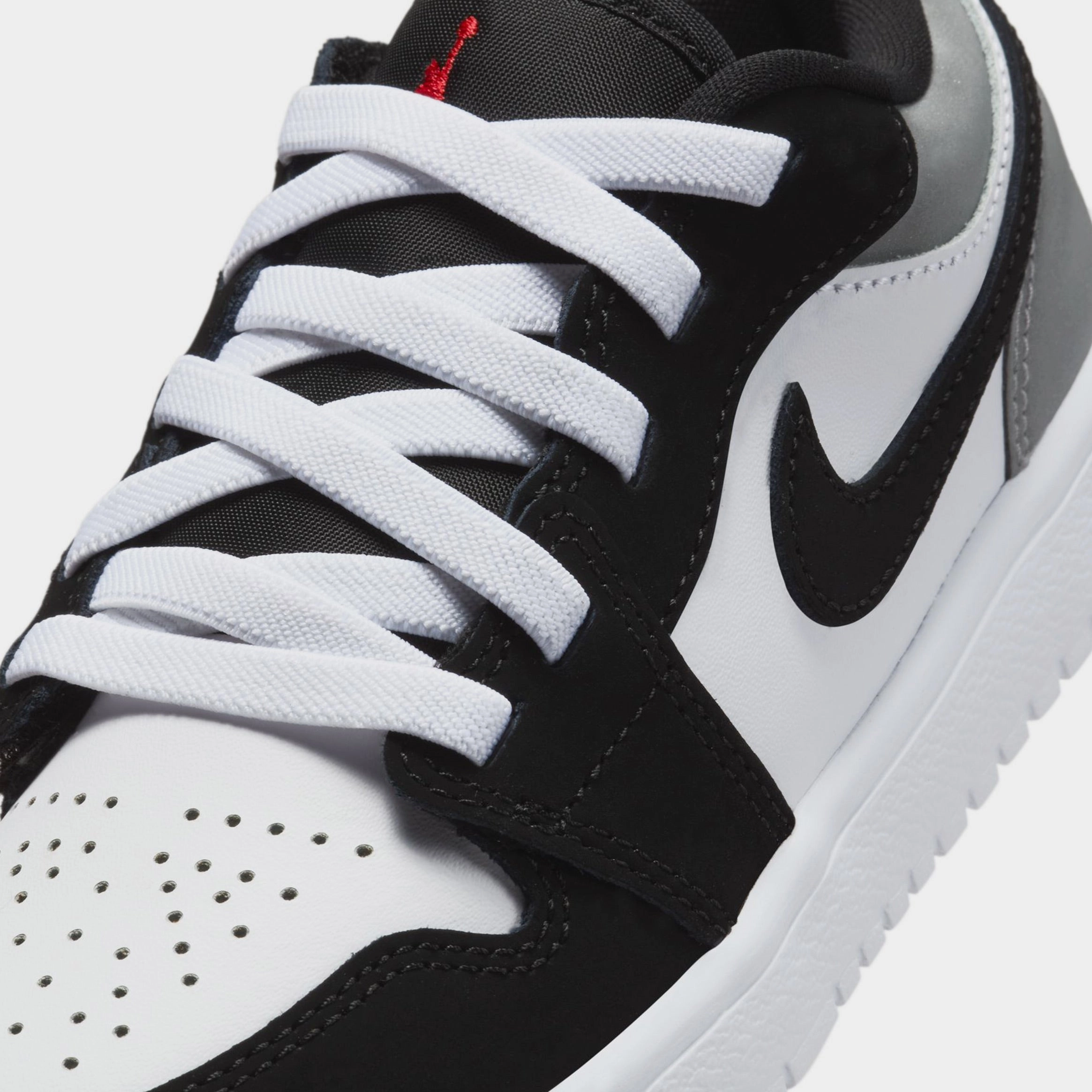 Air Jordan 1 Low Alt SE Preschool Basketball Shoes (White/Fire Red/Black/Matte Silver) Air Jordan 1 original design shoes
