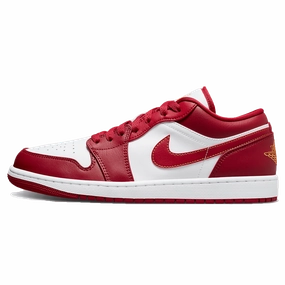 Air Jordan 1 Low Cardinal Red Air Jordan 1 sneakers with heritage court style