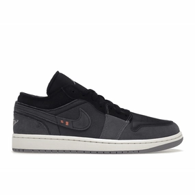 Air Jordan 1 Low Craft Inside Out Black Air Jordan 1 Low shoes with sleek lifestyle appeal