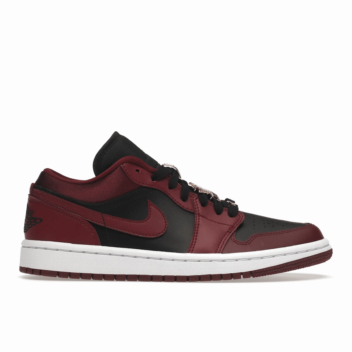 Air Jordan 1 Low Dark Beetroot Black Air Jordan 1 Low shoes with sleek lifestyle appeal