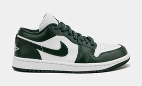 Air Jordan 1 Low Galactic Jade Womens Lifestyle Shoes (White/Galactic Jade) Air Jordan 1 classic shoes for streetwear looks